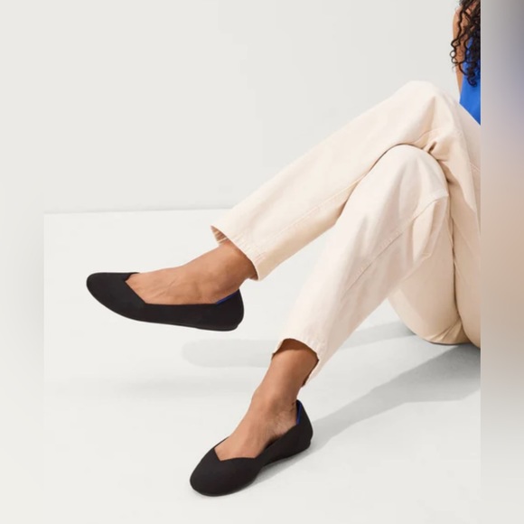 Rothy's Shoes - Rothy’s The Flat Black Solid Women’s Size 7.5